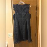 J.Crew NWT  Cap-Sleeve Ruffle Mixed Lace Dress in Black Photo 3