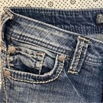 Silver Jeans Silver Aiko Thick Stitch Dark Blue Bootcut Western Jeans Low Rise Y2K Photo 6