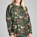 Camo jacket Army Print camouflage drawstring Photo 0