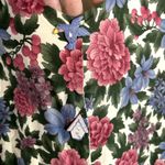 Carolart Design Vintage Teacher Dress Womens Size Medium Floral Cotton Jumper Pink Photo 2