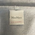 Max Mara  Leisure Smirne Blue Wool Cashmere Blend V Neck Sweater Size Medium Photo 3