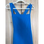 Lulus NWT  Glamorous Dedication Blue Sleeveless Column Maxi Dress Gala Banquet S Photo 2