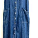 Faded Glory VINTAGE Y2K   MEDIUM WASH DENIM MAXI DRESS XL Photo 3