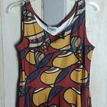 CowCow Dress sleeveless abstract geometric Size XL Photo 1