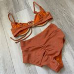 montce Bikini Swimsuit terra sparkle lucy underwire hi rise womens Orange large Photo 1