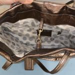 Coach  Metallic Leather Embossed Tote Photo 3