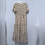 MikaRose  Beige Floral Maxi Dress Photo 6