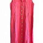 MELLODAY  Womens Linen Shirt Dress Sz Small Bohochic Photo 0