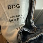 BDG  Mid-Rise Shortie Regular Wash Denim Cuffed Shorts Photo 3