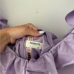 House Of CB NWT Tink Orchid Satin Ruffle Mini Dress L+ Photo 9