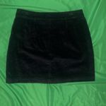 Wilfred Free Corduroy Black A-Line Button Down Mini Skirt size 8 Photo 4