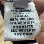 Belle France Brown Gaucho Pants Size M Silk Blend Flowy Boho Size M Photo 4