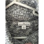 LL Bean Signature Sweater Dress Cotton Linen Cable Knit Mock Neck Women Small Gray Photo 3