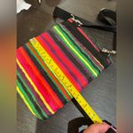 Colorful Striped Crossbody Bag Red Photo 4