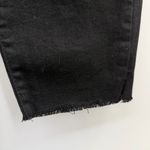 Everlane  high rise straight black wash cropped jeans raw hem women's 28 Regular Photo 2