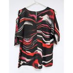 Calvin Klein Women's Multicolor Short Sleeve Blouse Top Size S Photo 5