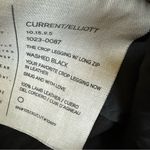 Current/Elliott  Lamb Leather Crop w/ Long Zip Black Skinny Pants Photo 8