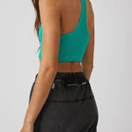 Free People Movement Tank Top Teal Green Blue Photo 1