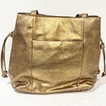 Patricia Nash  Everton Slouchy Tote Antique Bronze Shoulder Bag Gold Photo 6