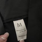 Black Mockneck Long Sleeve Athletic Shirt Size Medium Photo 2