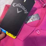 Callaway  Ladies Essential Sleeveless Opti-Dri Polo - Camellia Size XS.  NWT .  Photo 7