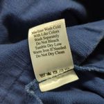 Coldwater Creek Shirt Blue Woman's XS 3/4 Snap Hooded Pull Over Coastal Photo 9