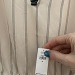 Banana Republic BNWT  striped blouse with tie detail size M Photo 1