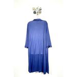 Vanity Fair Vintage Antron Nylon Button Up Robe Dressing Night Gown Large Photo 4