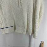 Z Supply  Lounge Pullover Hoodie Snow Good Plush Womens Medium Beige Photo 6