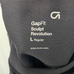 Gap ‎ Body Black Crop Leggings Color Block Yoga Workout Activewear Womens L Photo 8