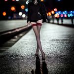 1 Pair Thin Light Two Tone Thigh Control Top Sheer‎ Over The Knee Socks One Size Photo 4