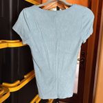 Free People  Intimately Hi Honey Baby Tee Shirt Teal Size Small Photo 7