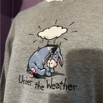 Disney Vintage Store Eeyore Sweatshirt Sweater Pullover 90s Unisex Medium Grey Photo 3