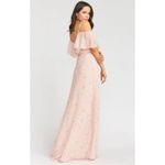 Show Me Your Mumu women renee ruffle maxi dress blush meadow floral small Photo 1