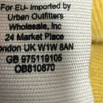 Free People  Eden Textured Short Sleeve Shirt Sun‎ Yellow L Photo 13