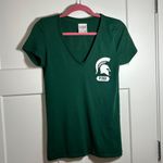 PINK - Victoria's Secret Medium MSU v neck T shirt, low cut Photo 0