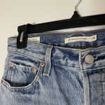 Levi's  premium ribcage split flare leg medium wash jeans high waist size US 28 Photo 3