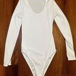 Nasty Gal Longlseeve white Bodysuit Photo 0