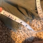 American Eagle Distressed Denim Shorts High Waisted Olive Green Size 8‎ Photo 4