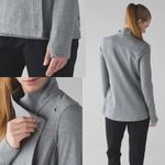 Lululemon Coast Wrap II Heathered Medium Grey Size 12 Normcore Quiet Luxury Photo 2