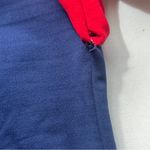 Vintage Sub4USA Navy and Red Long Sleeve Pullover Small Blue Photo 6