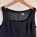 Ann Taylor  Little Black Midi A-Line Dress Women’s Size 6 Photo 3