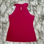 The Limited  Hot Pink Cut Out Top Barbiecore Girly Stretch Halter Style Y2K Vibes Photo 2