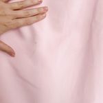 Likely • Ari Dress mini sheer puff sleeve Rose Shadow pink fitted scoop neck Photo 7