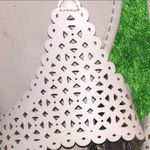 Apt. 9  like new! White lace cut design thong sandals Photo 2