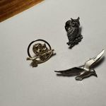 Lot of 3 Brooch Pins Photo 4