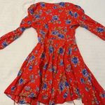 ZARA V neck wrap dress floral bohemian casual cute date night going out basic Photo 2