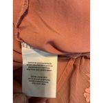 Altar'd State Dusty Rose Floral Embroidered Ruffle V Neck Mini Dress Long Sleeve Photo 14