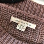 American Eagle  Women's Sweater Knitted Long Sleeve Crew Neck Pullover Purple S Photo 3
