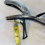 Karl Lagerfeld Aline Silver Leather Slingback Heels sz 7.5 Photo 8
